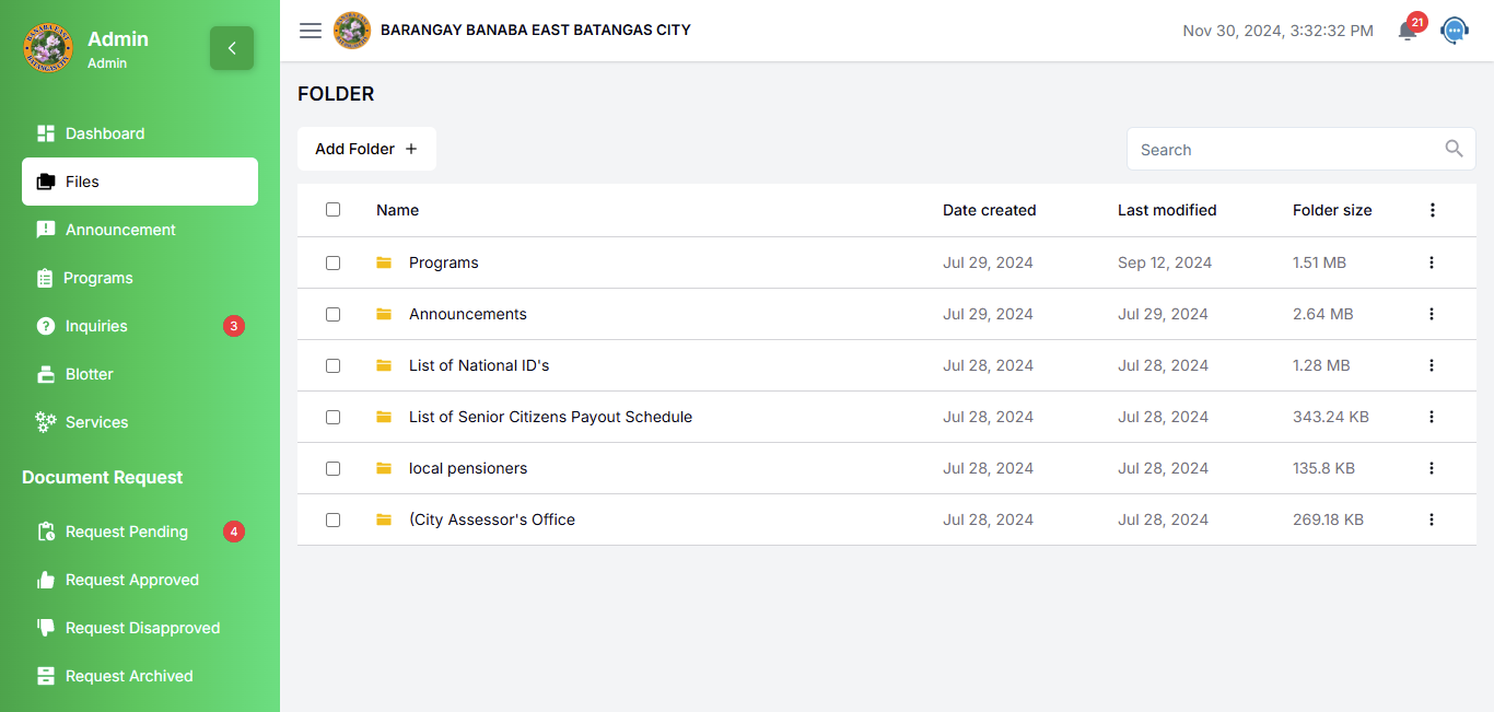 Barangay Banaba Files